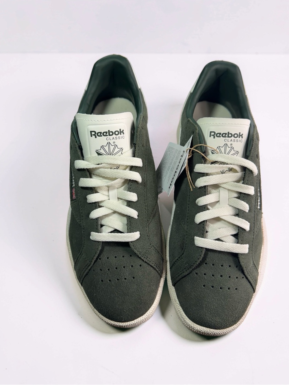 Reebok Club C Grounds UK Green Suede Retro Sneakers Men's 10 - Picture 6 of 11